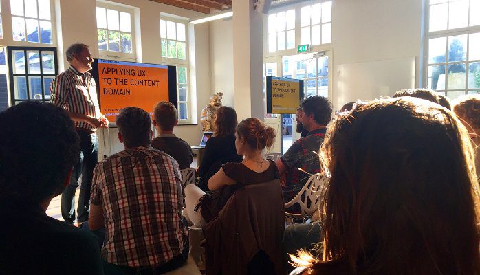 Rob bij UX meetup